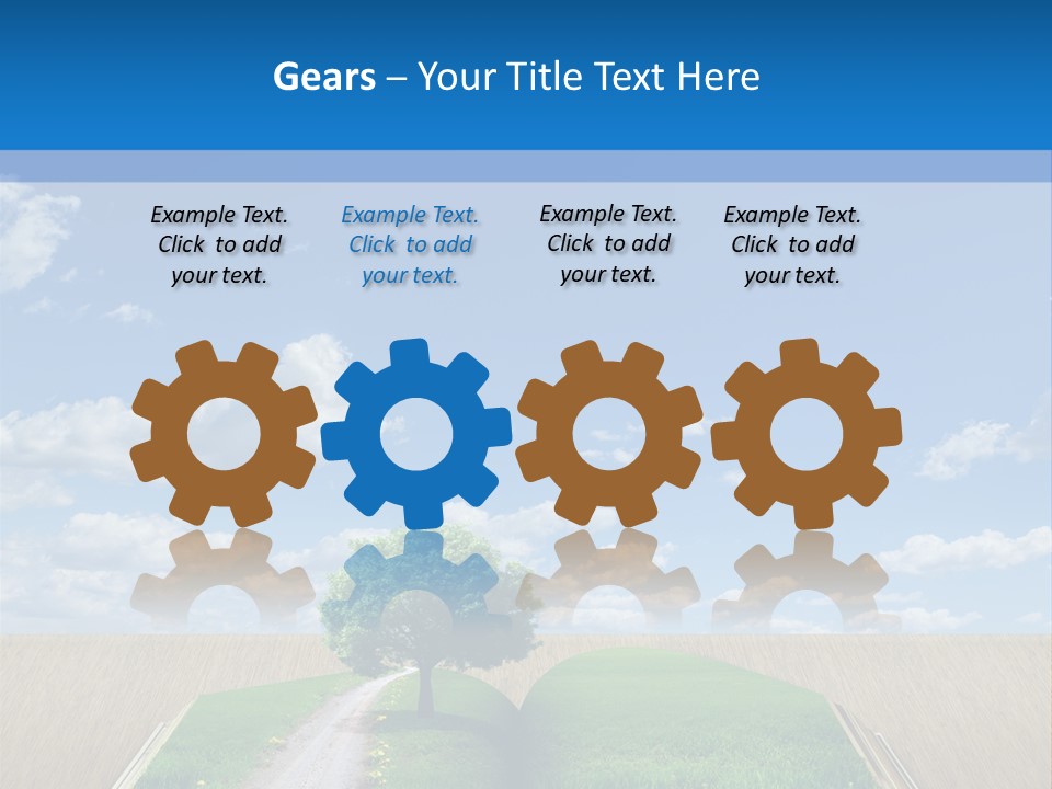 Sky Education Environment PowerPoint Template