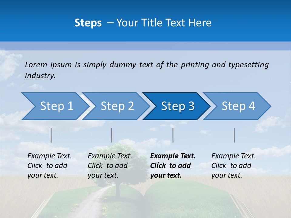 Sky Education Environment PowerPoint Template