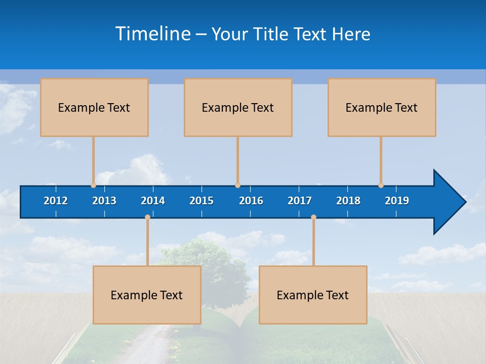 Sky Education Environment PowerPoint Template