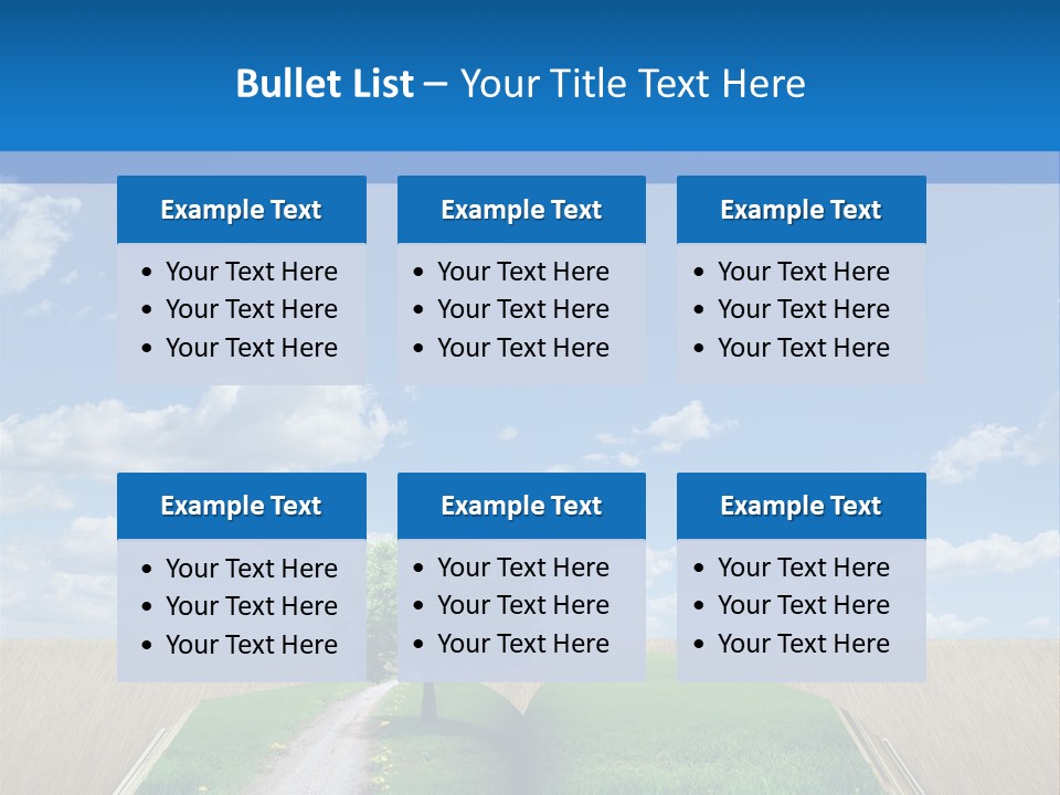 Sky Education Environment PowerPoint Template