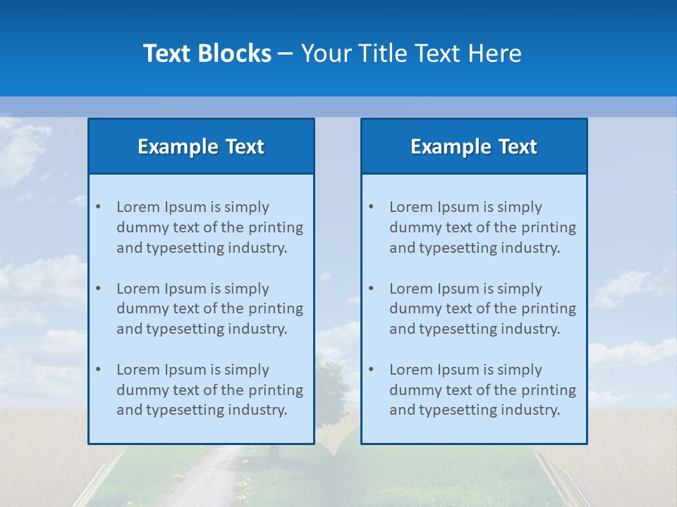 Sky Education Environment PowerPoint Template