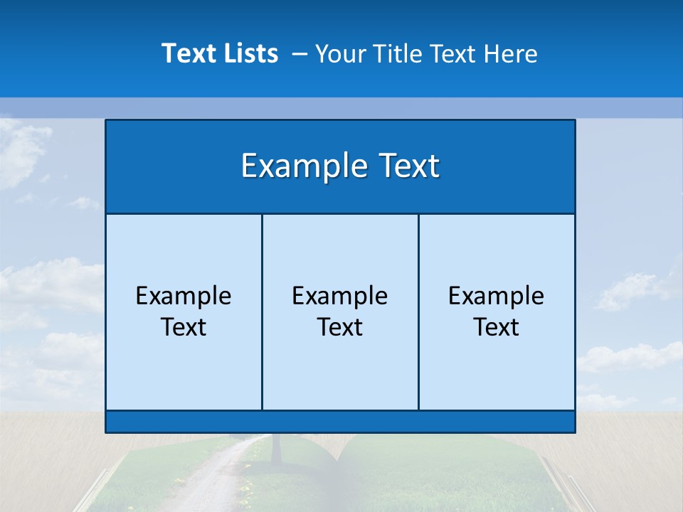 Sky Education Environment PowerPoint Template