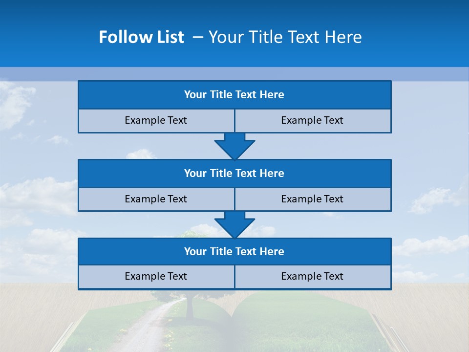 Sky Education Environment PowerPoint Template