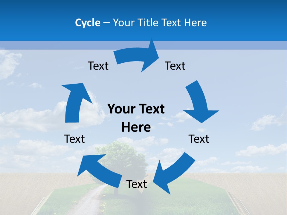 Sky Education Environment PowerPoint Template