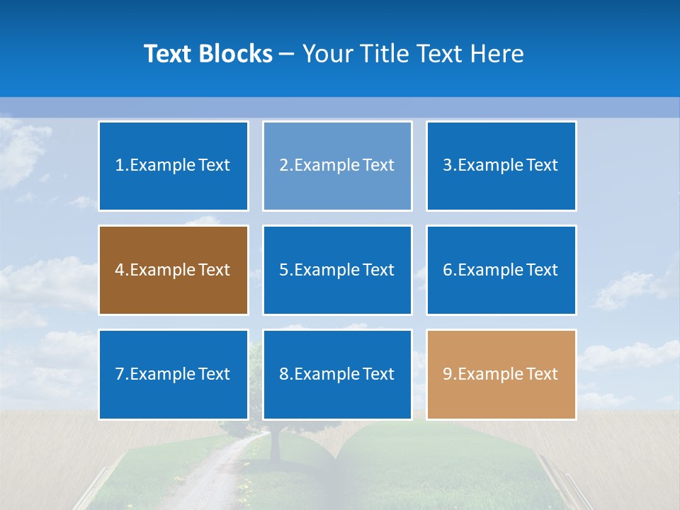 Sky Education Environment PowerPoint Template