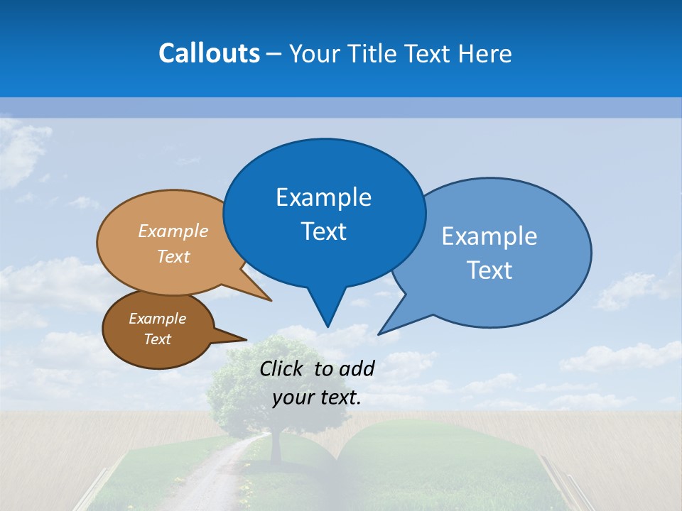 Sky Education Environment PowerPoint Template