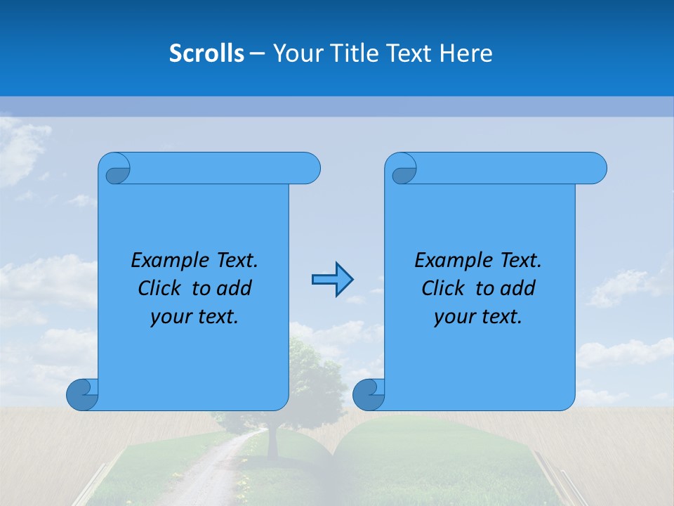 Sky Education Environment PowerPoint Template