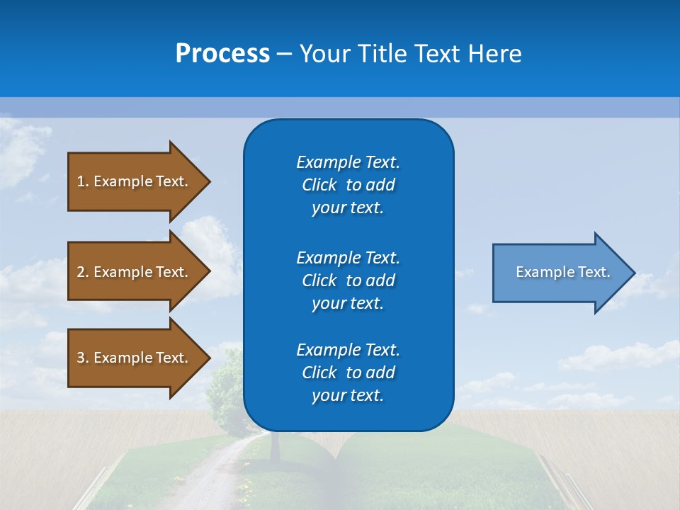 Sky Education Environment PowerPoint Template