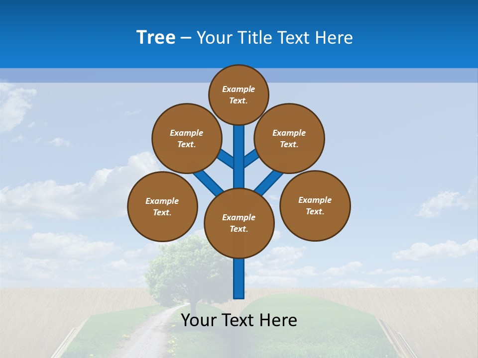 Sky Education Environment PowerPoint Template