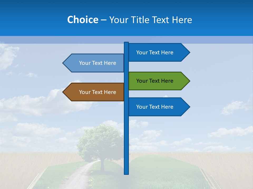 Sky Education Environment PowerPoint Template
