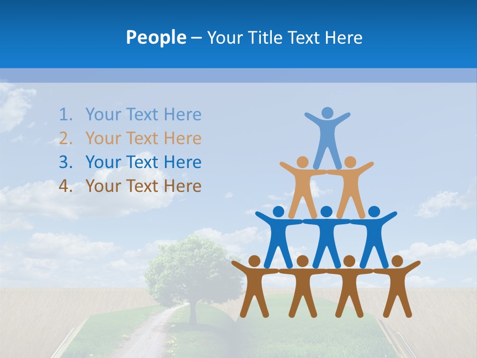 Sky Education Environment PowerPoint Template