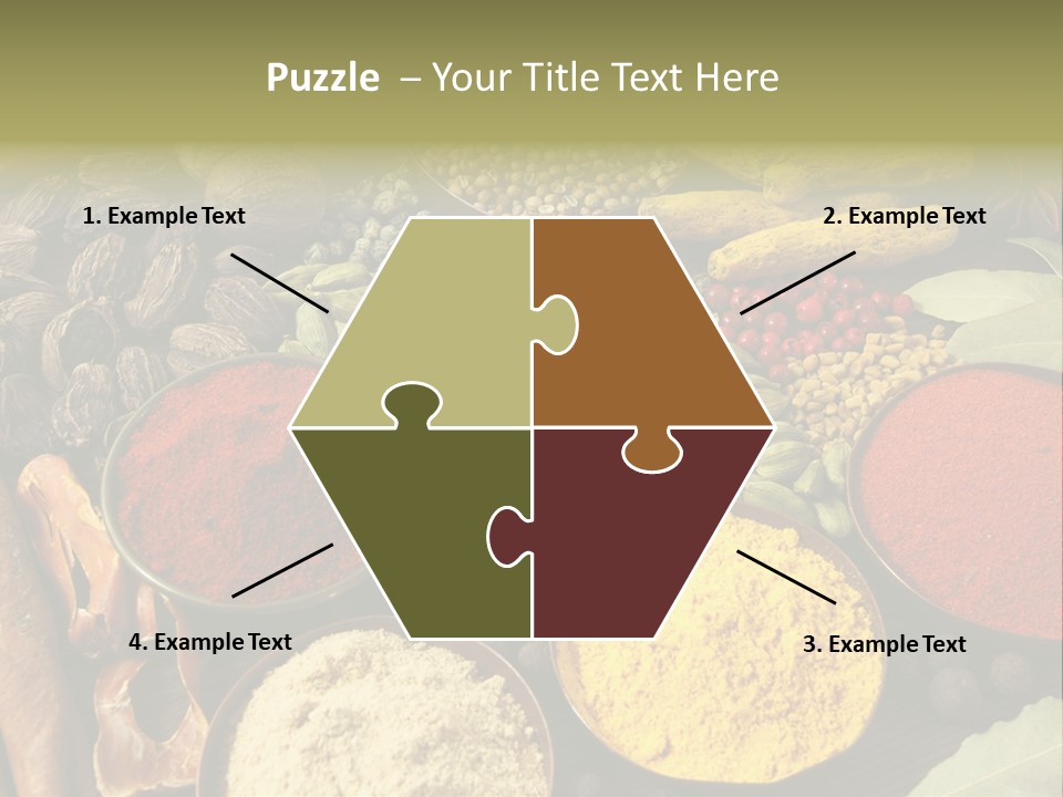 Season Food Mace PowerPoint Template