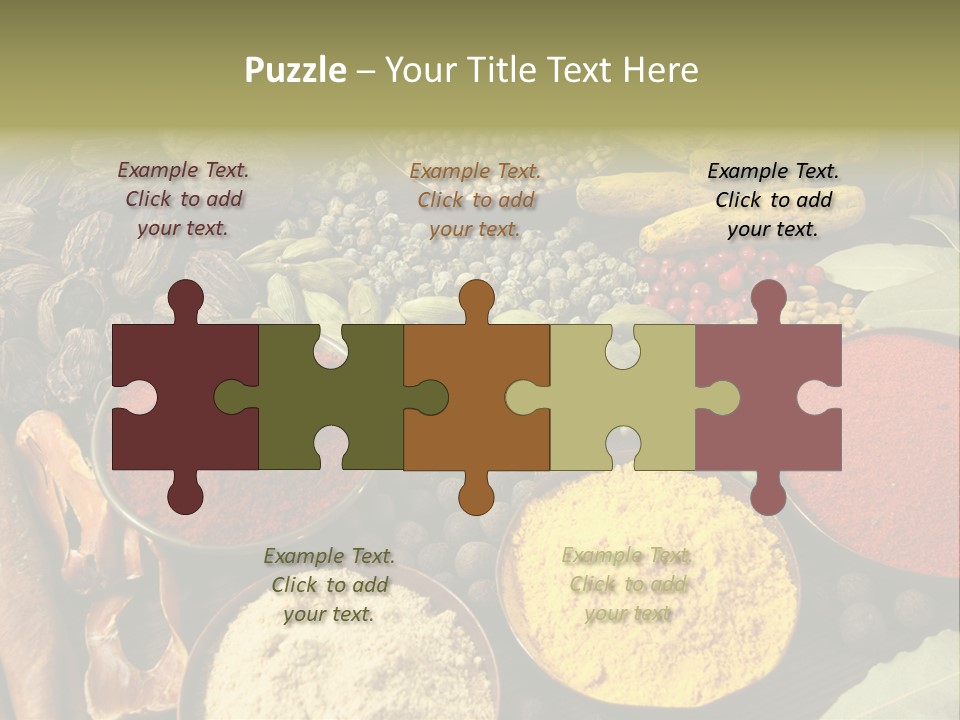 Season Food Mace PowerPoint Template