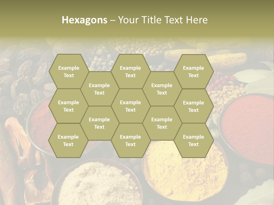 Season Food Mace PowerPoint Template