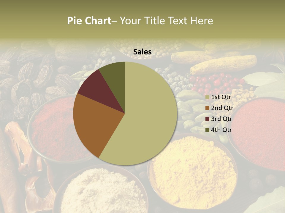 Season Food Mace PowerPoint Template