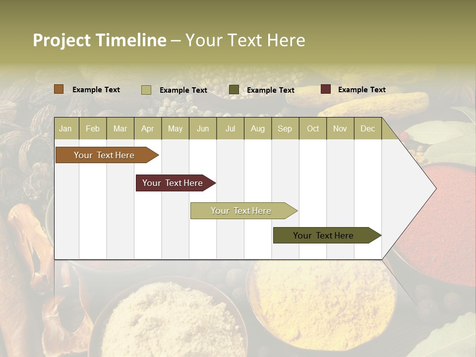 Season Food Mace PowerPoint Template