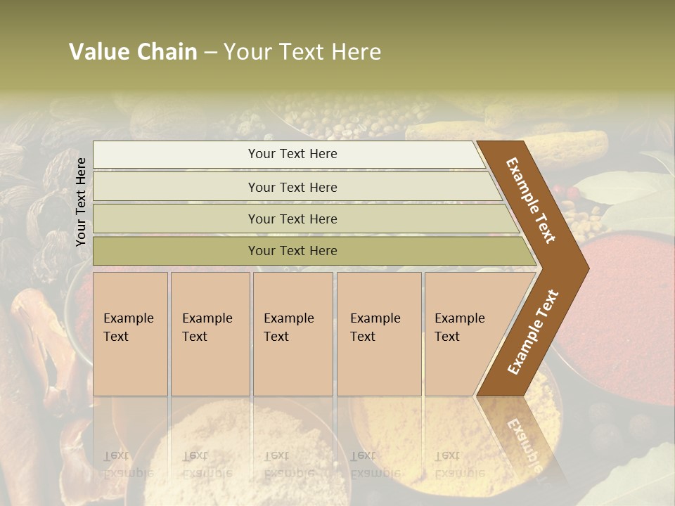 Season Food Mace PowerPoint Template