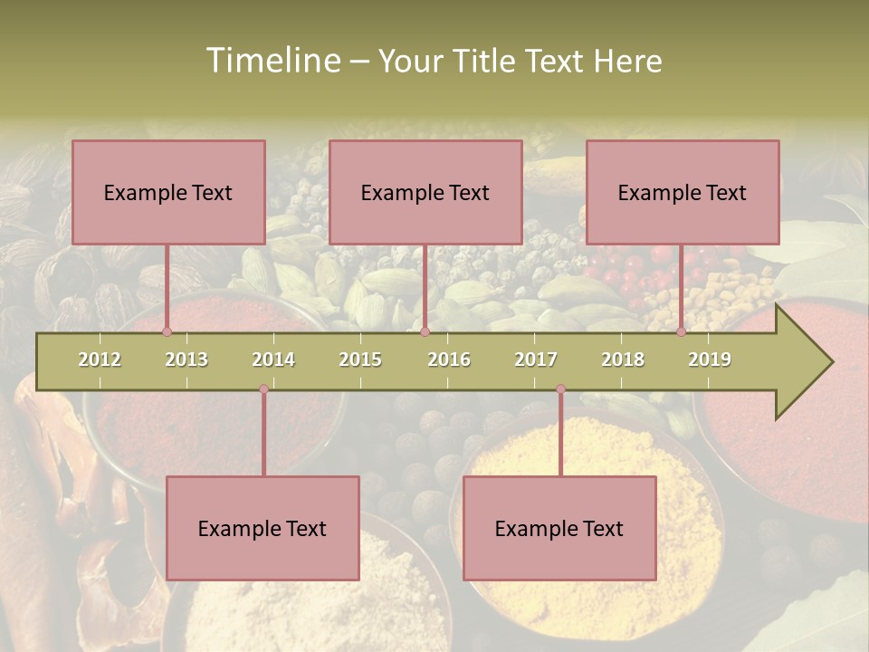 Season Food Mace PowerPoint Template