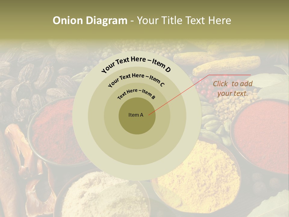 Season Food Mace PowerPoint Template