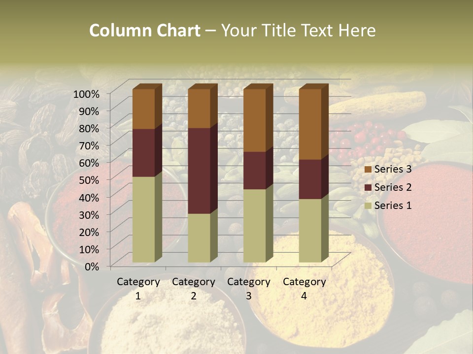 Season Food Mace PowerPoint Template