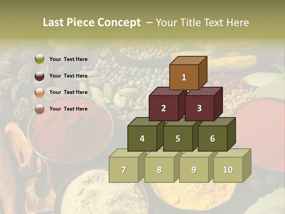 Season Food Mace PowerPoint Template