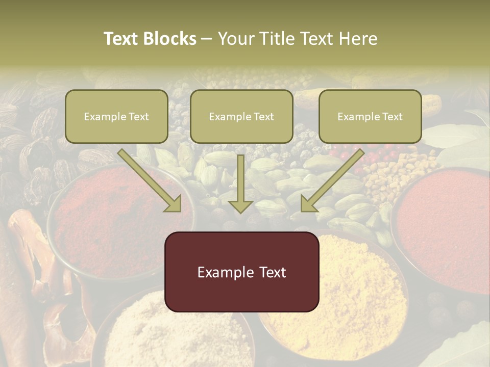 Season Food Mace PowerPoint Template