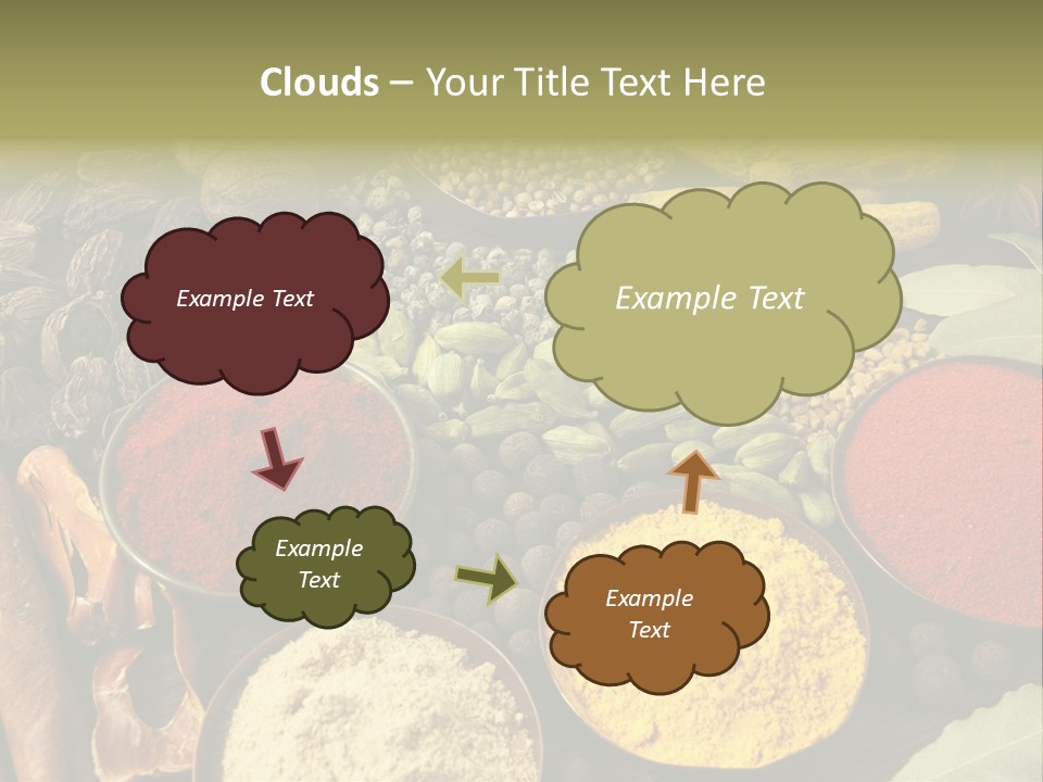 Season Food Mace PowerPoint Template