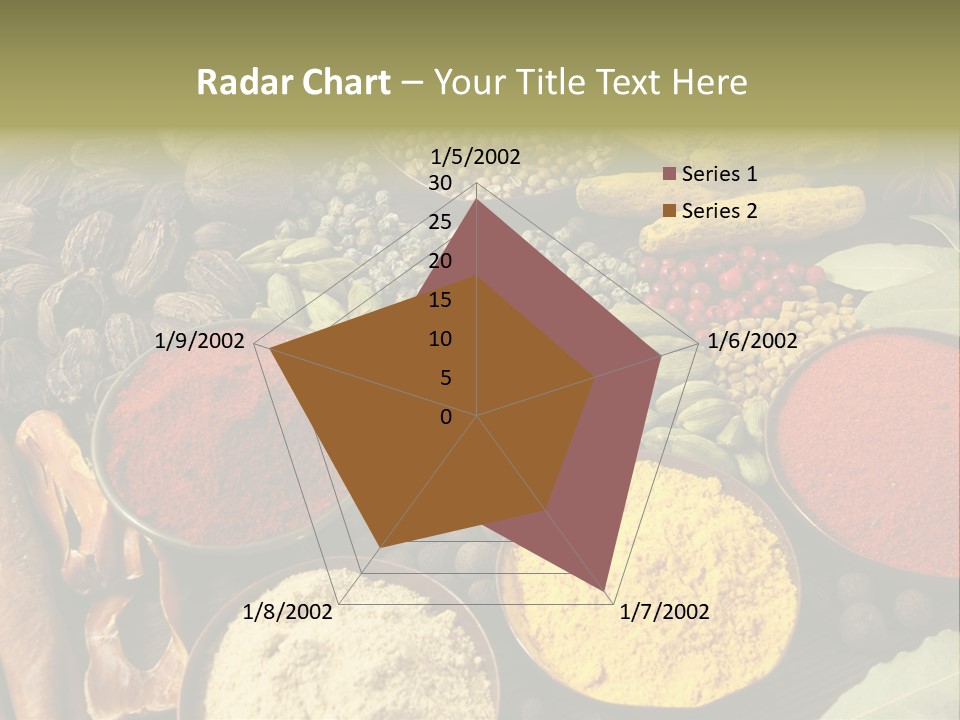 Season Food Mace PowerPoint Template