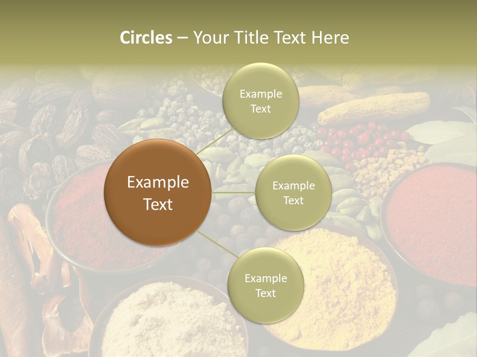 Season Food Mace PowerPoint Template