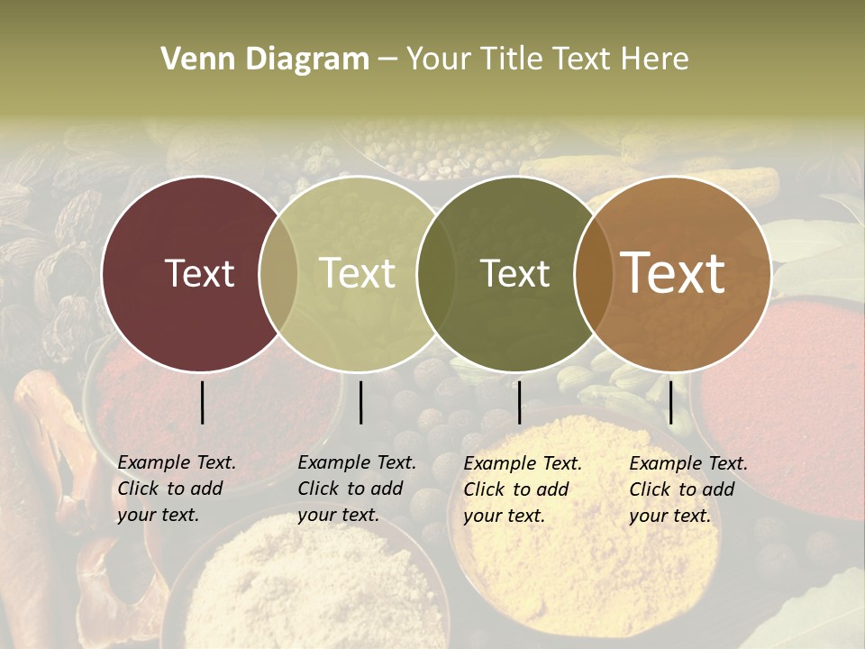 Season Food Mace PowerPoint Template