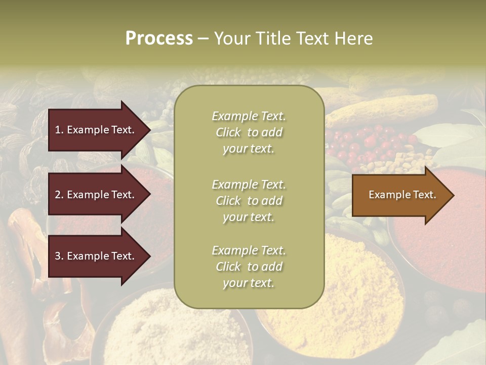 Season Food Mace PowerPoint Template