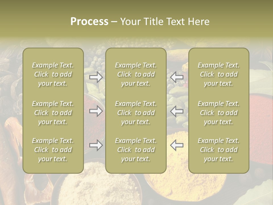Season Food Mace PowerPoint Template