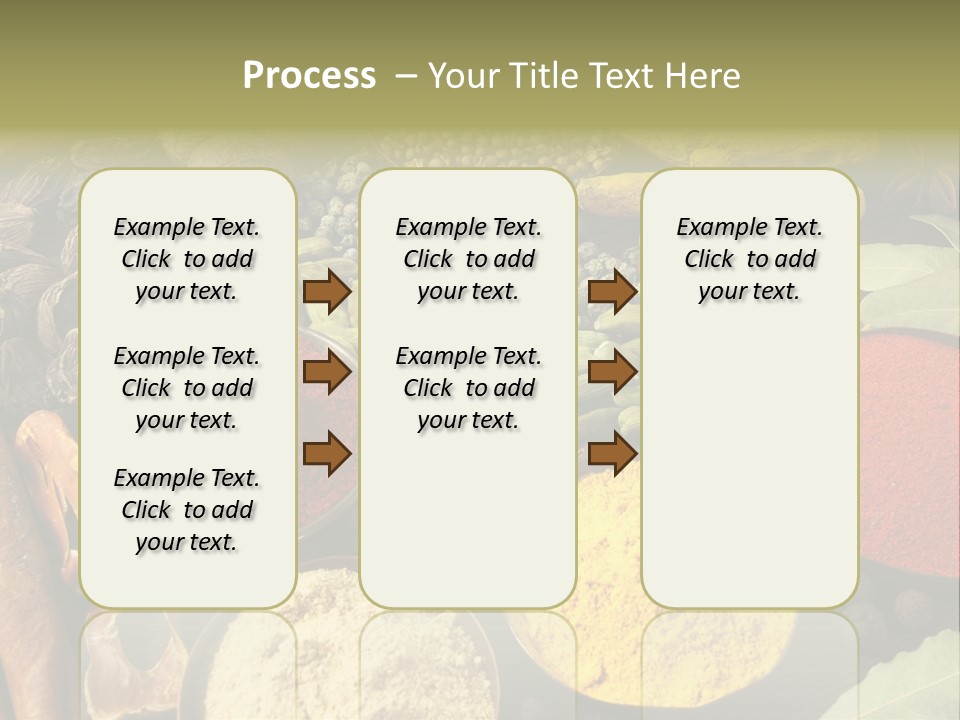 Season Food Mace PowerPoint Template