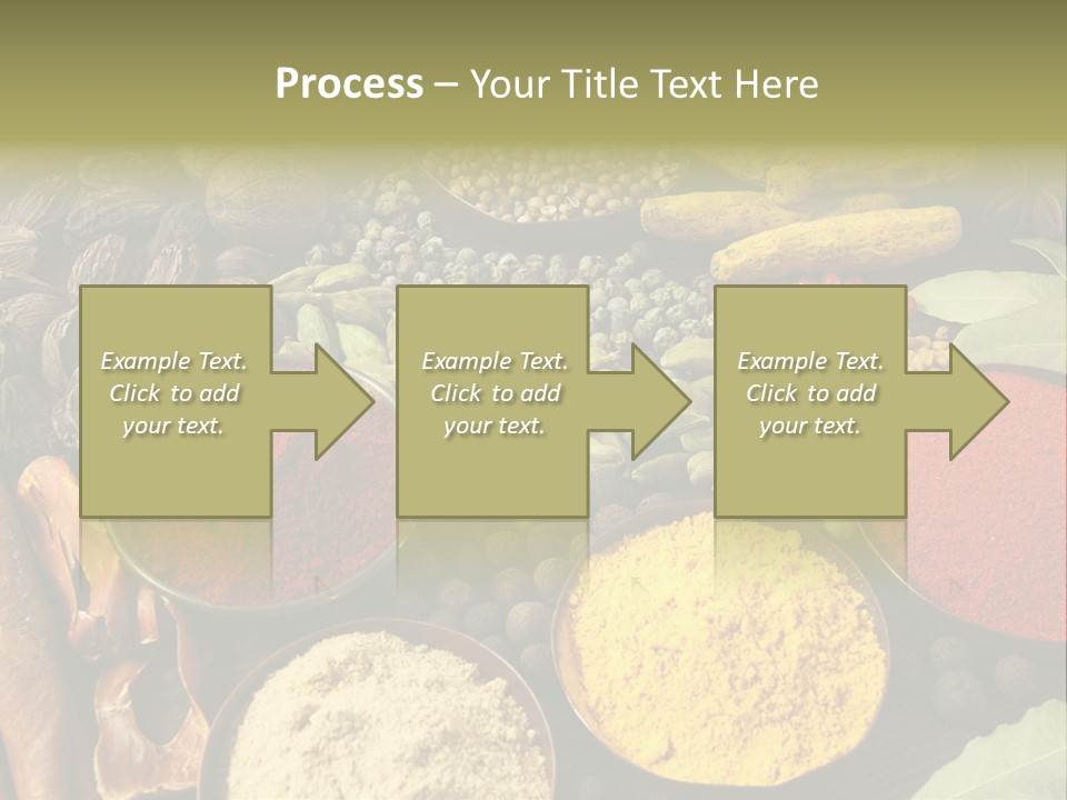 Season Food Mace PowerPoint Template