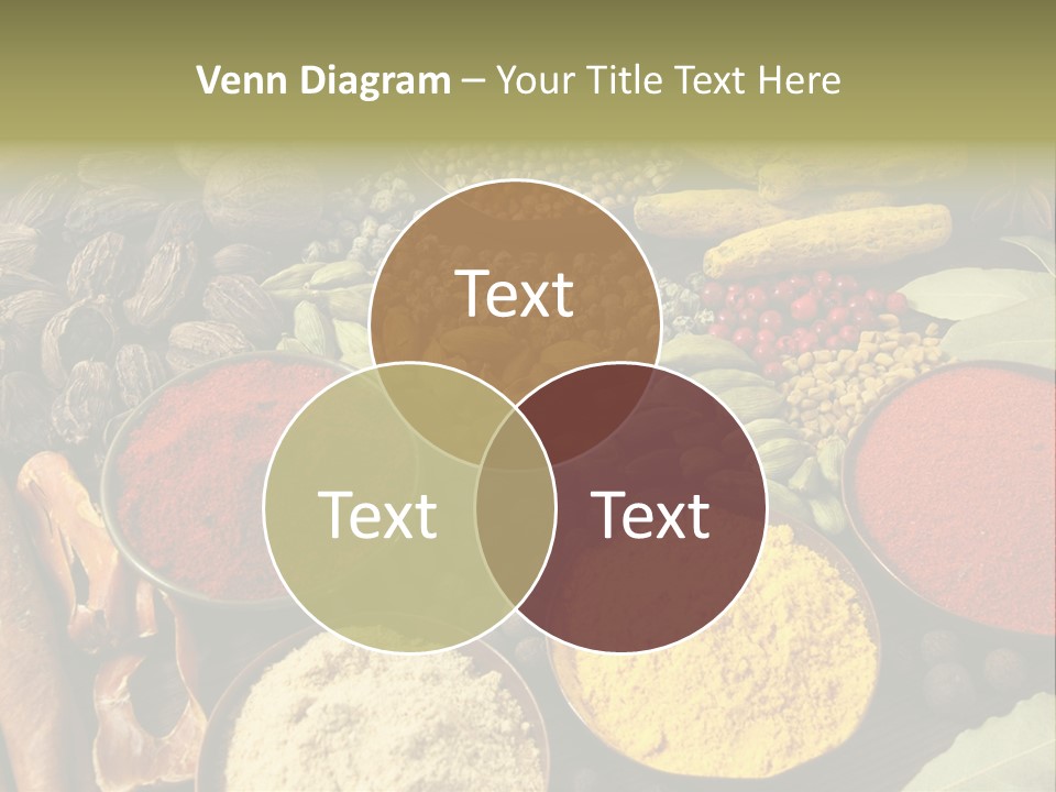 Season Food Mace PowerPoint Template