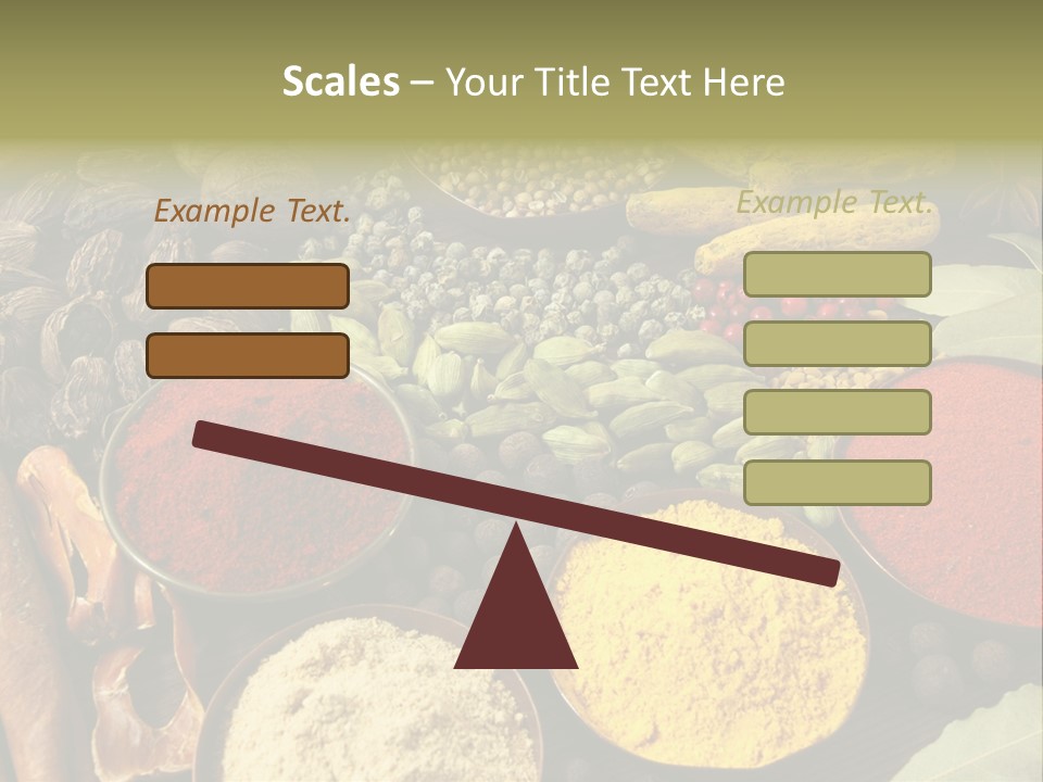 Season Food Mace PowerPoint Template
