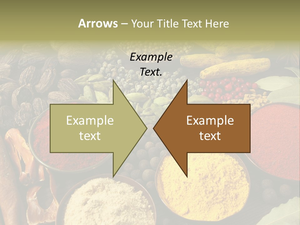 Season Food Mace PowerPoint Template