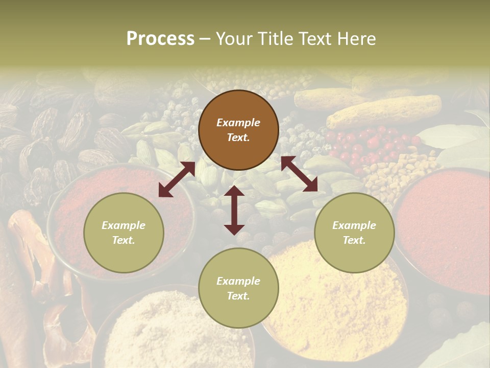 Season Food Mace PowerPoint Template
