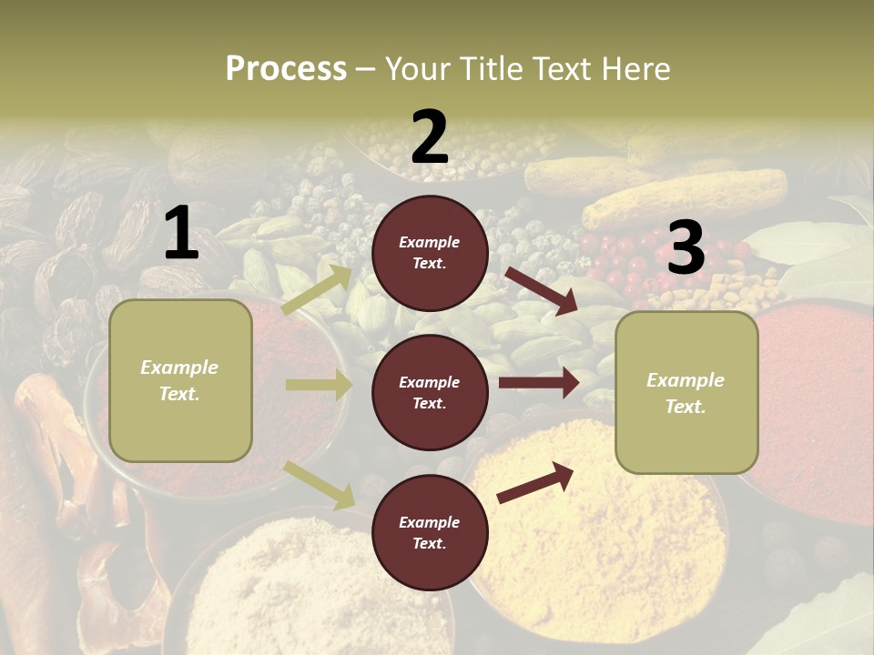 Season Food Mace PowerPoint Template