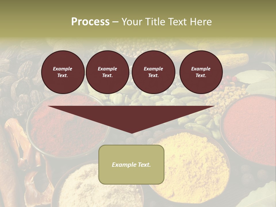Season Food Mace PowerPoint Template