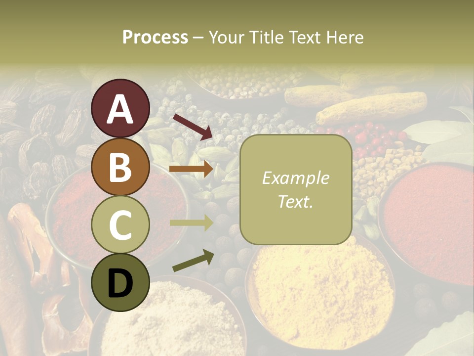 Season Food Mace PowerPoint Template