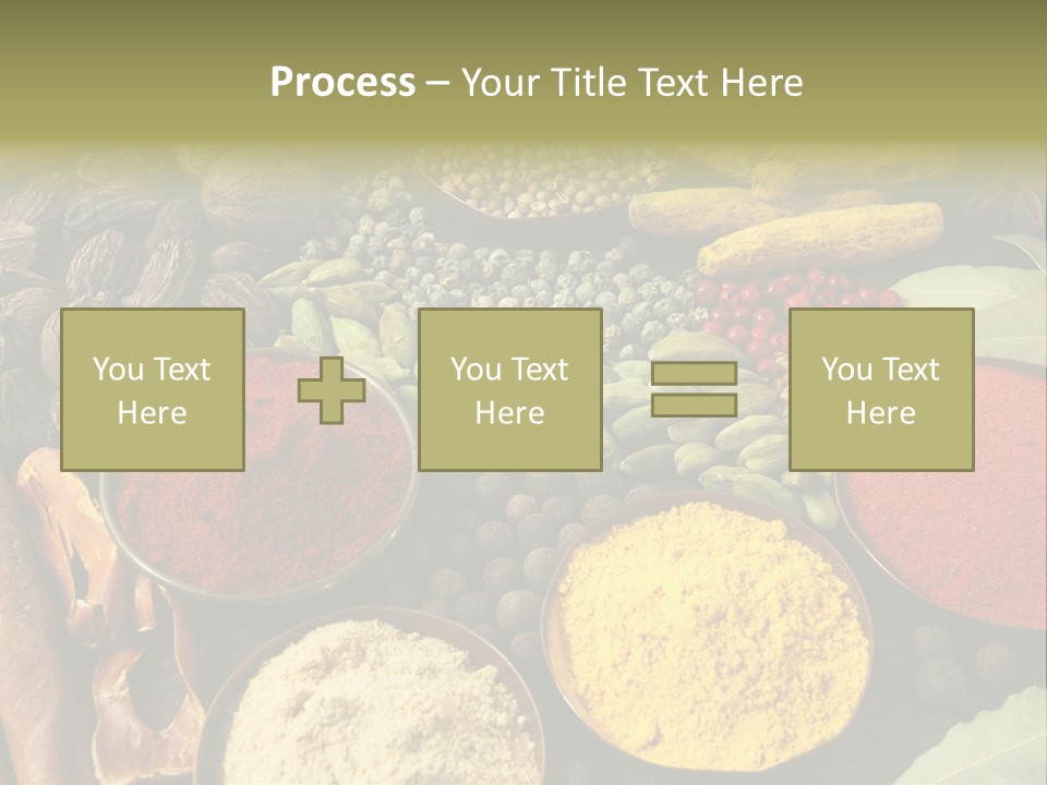 Season Food Mace PowerPoint Template