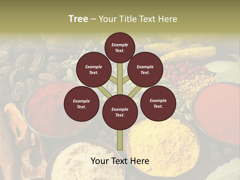 Season Food Mace PowerPoint Template