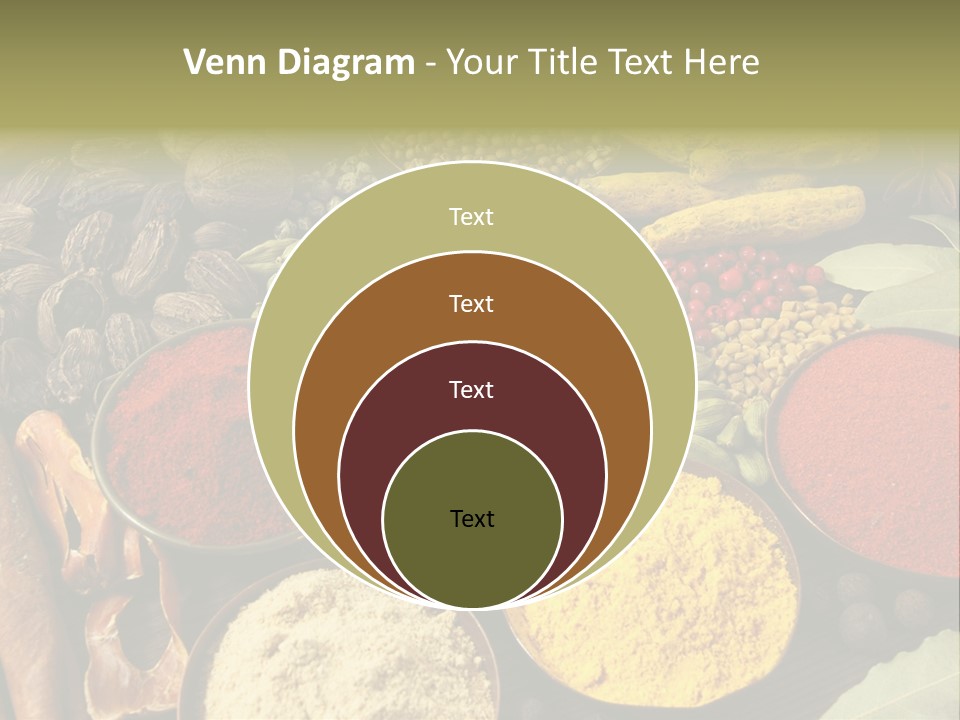 Season Food Mace PowerPoint Template