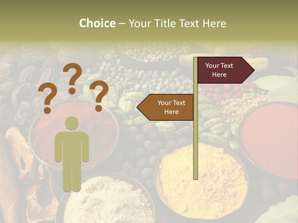 Season Food Mace PowerPoint Template