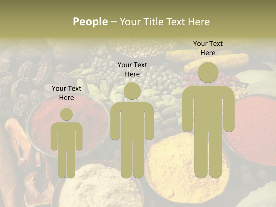 Season Food Mace PowerPoint Template