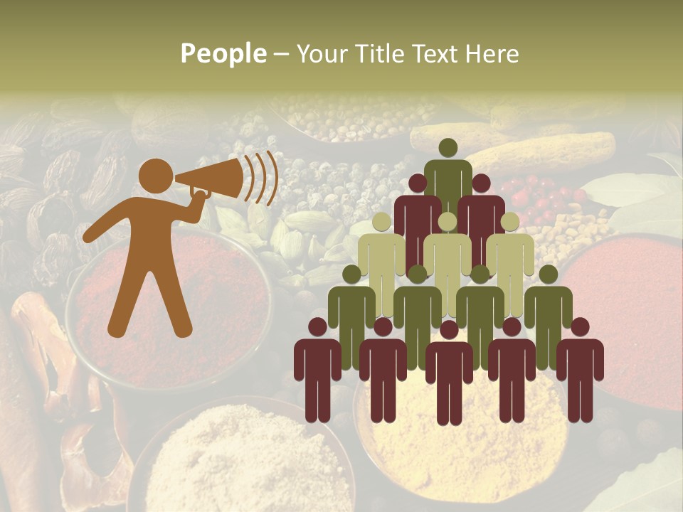 Season Food Mace PowerPoint Template