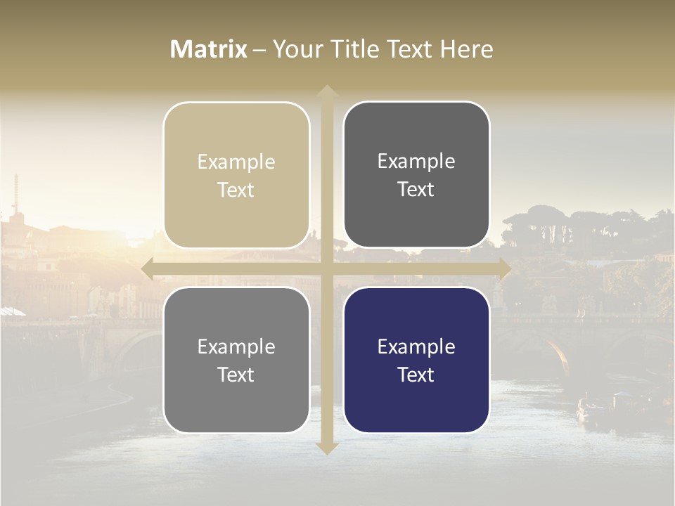 Panoramic River Religion PowerPoint Template