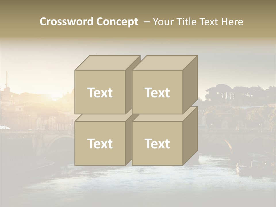 Panoramic River Religion PowerPoint Template