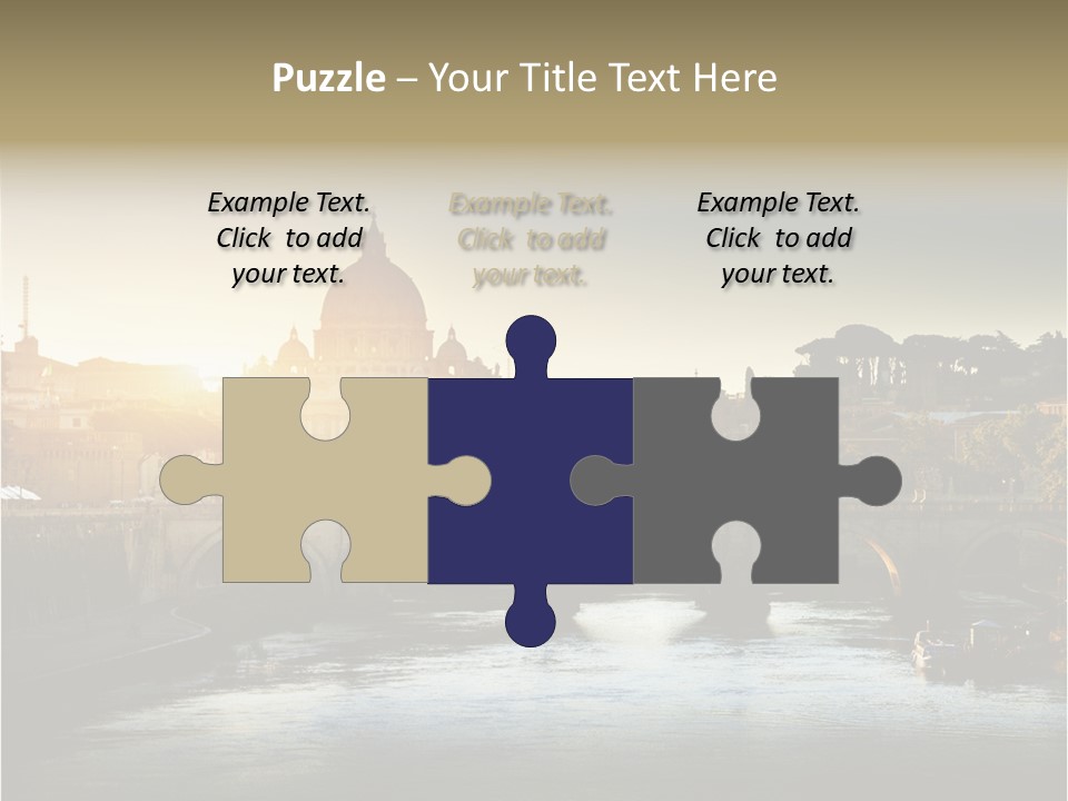 Panoramic River Religion PowerPoint Template